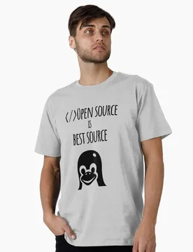 Linux Open Source is Best Source Penguin Humor Developer Gift t shirt for Software Engineer Graphic clothes All size Tops S-6XL - Aliexpress - FashionsVida