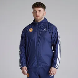 Manchester United x Essentials 3-Stripes Windbreaker Blue 2XL