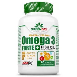 Capsule Greenday Provegan Omega 3 Forte+ 90 Unità