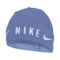 Unisex U Knitted Dri-Fit Cuffed Beanie (Blue) - One Size