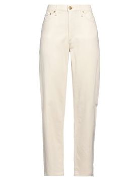 Jeanshose Damen Elfenbein 28 Damen