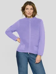 Strickjacke relax - Flieder - female - Size: 50