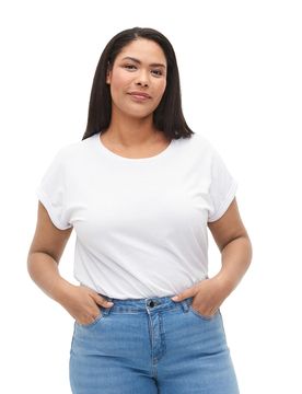 Zizzi Camiseta 'Katja' blanco