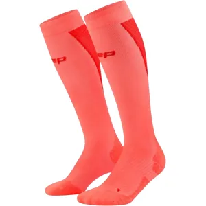 CORE RUN ULTRALIGHT SOCKS TALL 4.0 Damen Neon Coral/Red Gr. 3 - Cep - FashionsVida