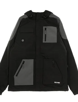Giaccone Uomo Full Zip Jacket Black - DOLLY NOIRE - FashionsVida