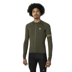Maglia A Maniche Lunghe Solid Performance Forest Green