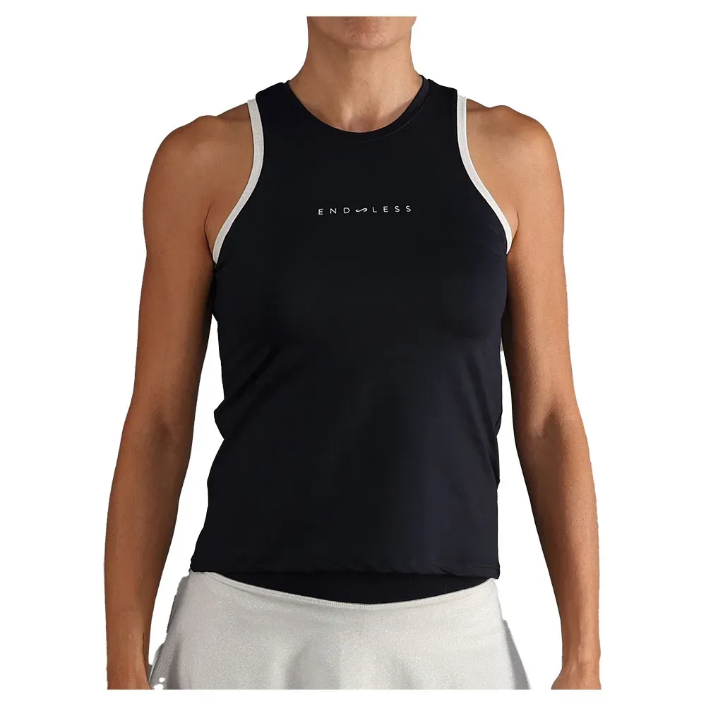 Essential Sleeveless T-shirt Black Golden M - Endless - FashionsVida