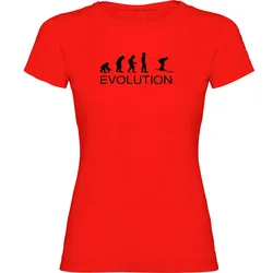 T-shirt à Manches Courtes Evolution Ski Red S