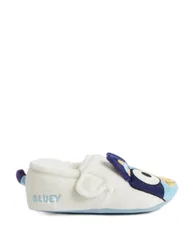 Kids' Bluey™ Riptape Slippers (4 Small - 12 Small) Cream Mix male