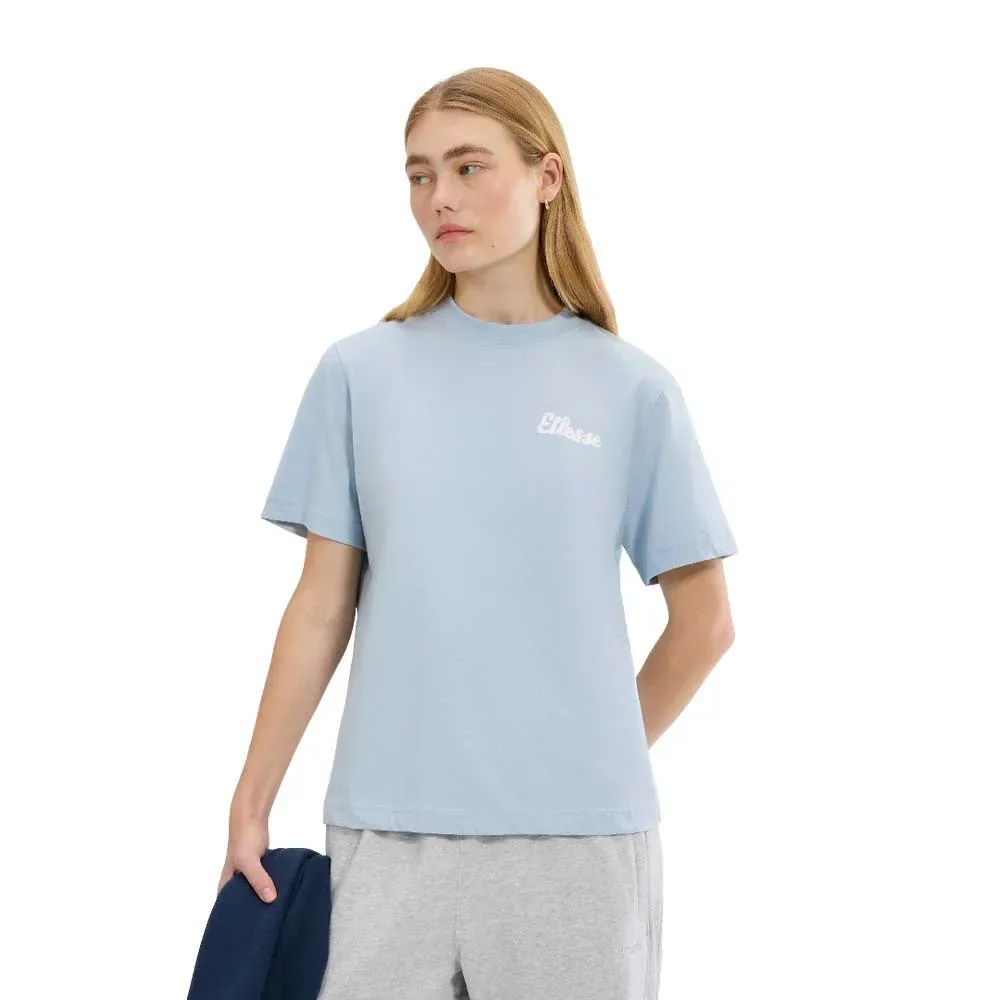 Maglietta A Maniche Corte Soffio Light Blue S - Ellesse - FashionsVida