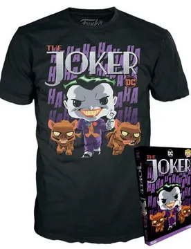 T-shirt à Manches Courtes Joker Dc Comics Black S unisex