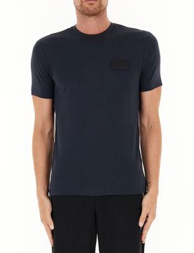 T-shirt girocollo BLU S