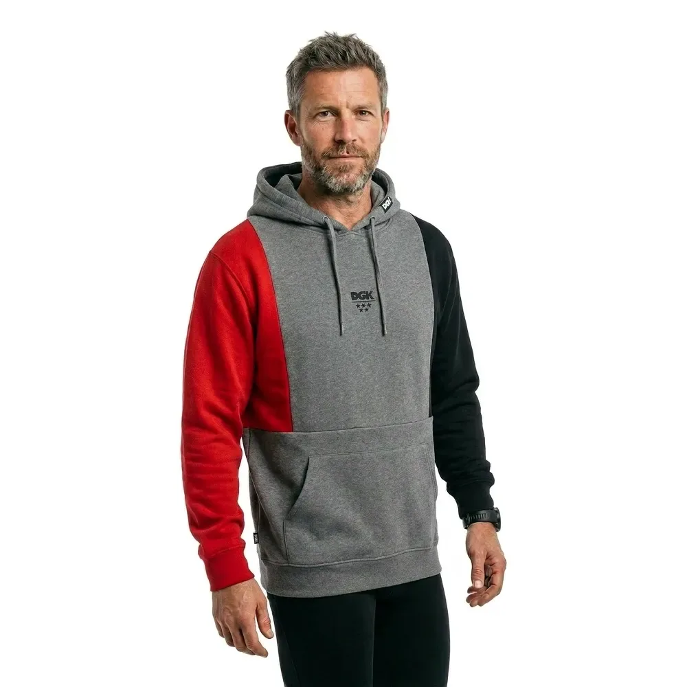 Sweat à Capuche Triple Ath Heather Athletic Heather S - DGK - FashionsVida