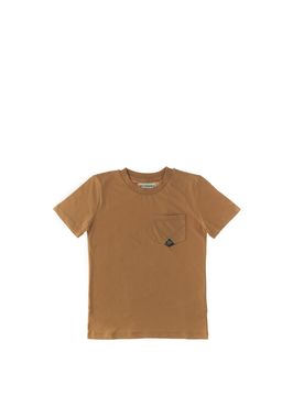 T-shirt girocollo MARRONE CHIARO S