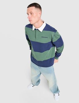 Jewel Rugby Shirt - Herren, Blau - male - Size: L