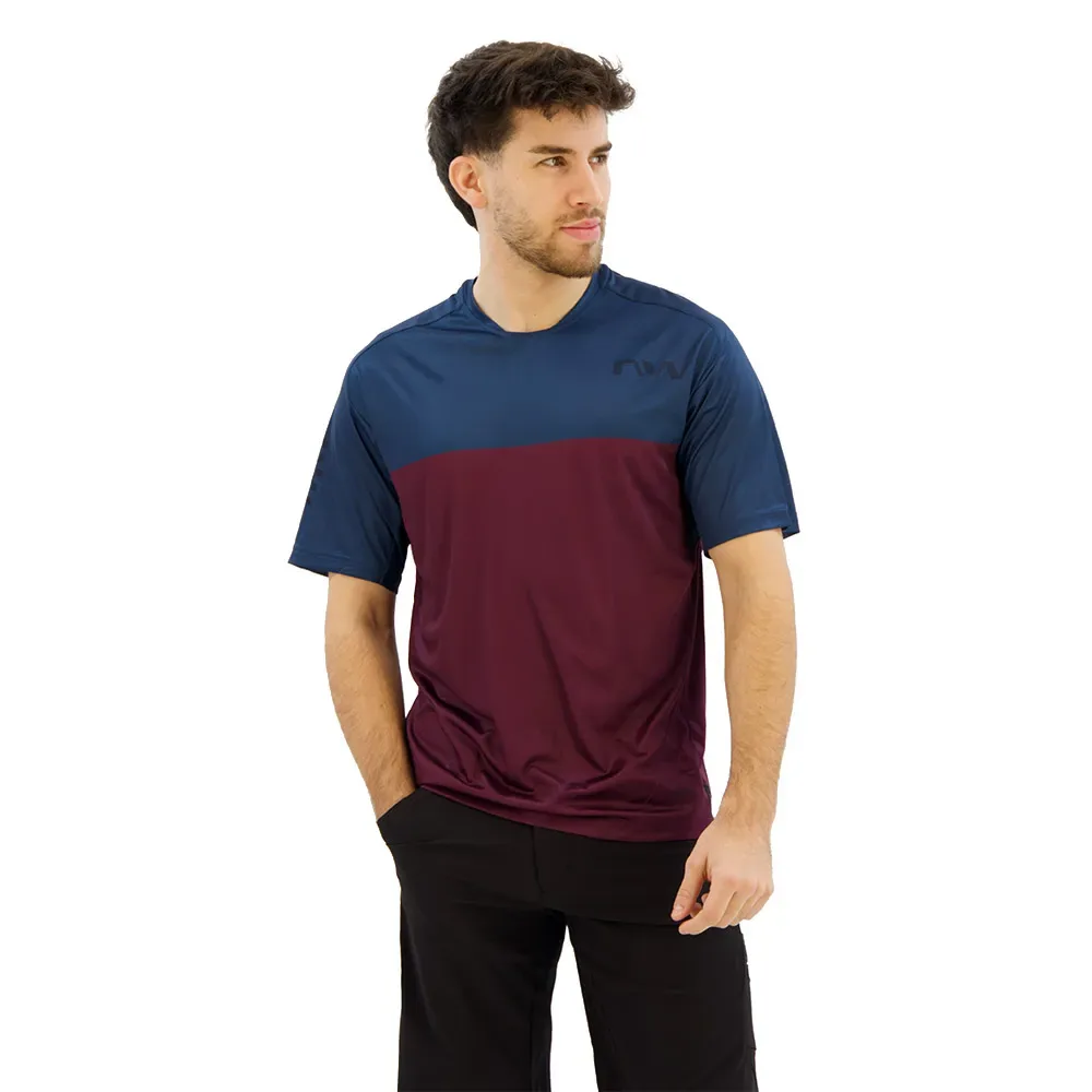 Maglia Da Enduro A Maniche Corte Edge Blue / Purple - Northwave - FashionsVida