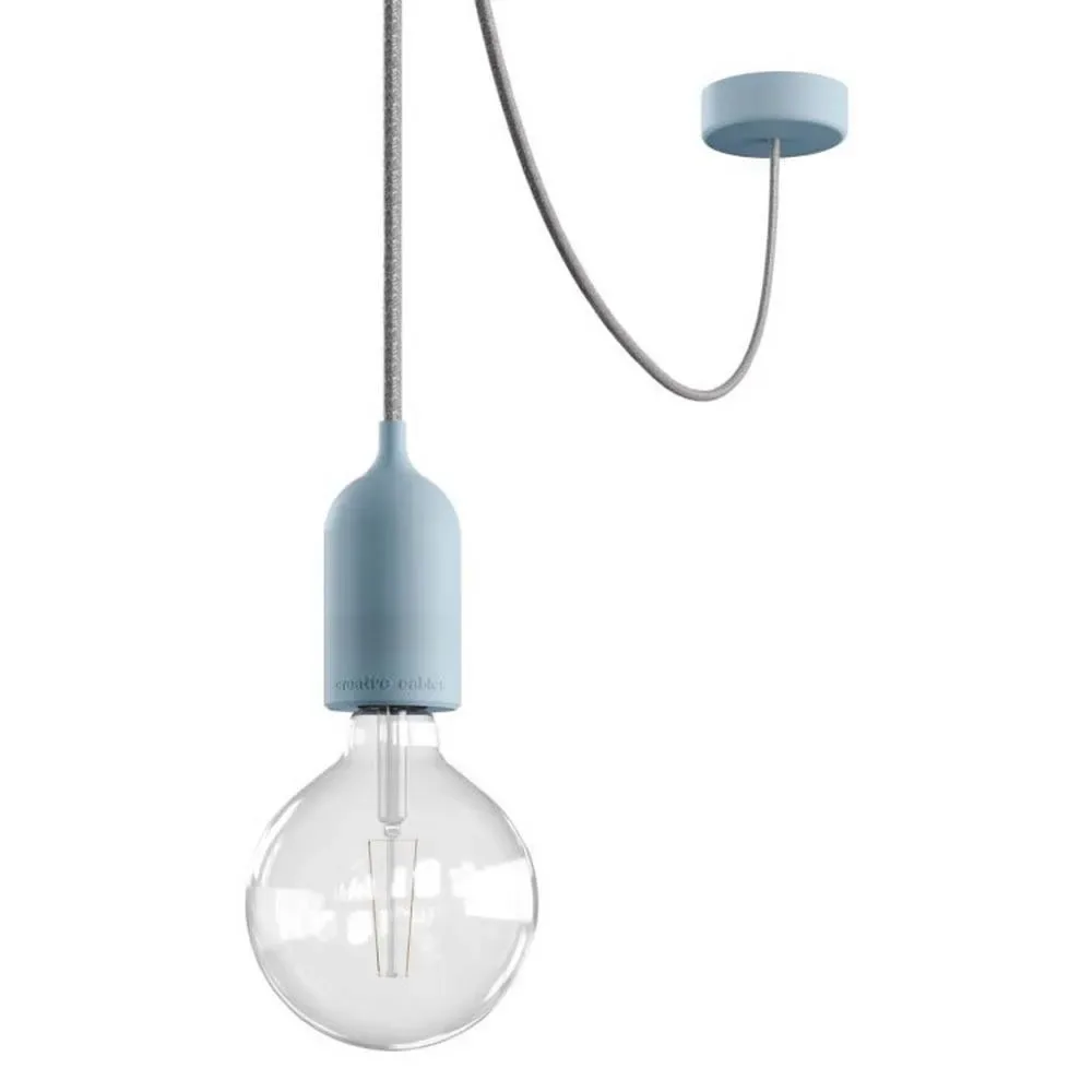 Cables Lampe Suspendue Avec Ampoule Eiva Pastel 5 M Light Blue One Size - Creative - FashionsVida