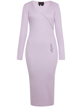 NAEMI Vestido de punto lila pastel