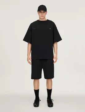 Short x Entire Studios Uniform Heavy Drop M Black - Adidas - FashionsVida