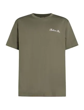 Camiseta Hombre Verde militar M,XXS Hombre - Balmain - FashionsVida