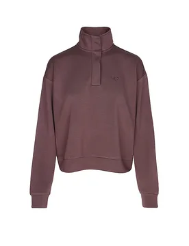Suéter de Mujer Rise & Vibe Fleece rojo oscuro L - Roxy - FashionsVida