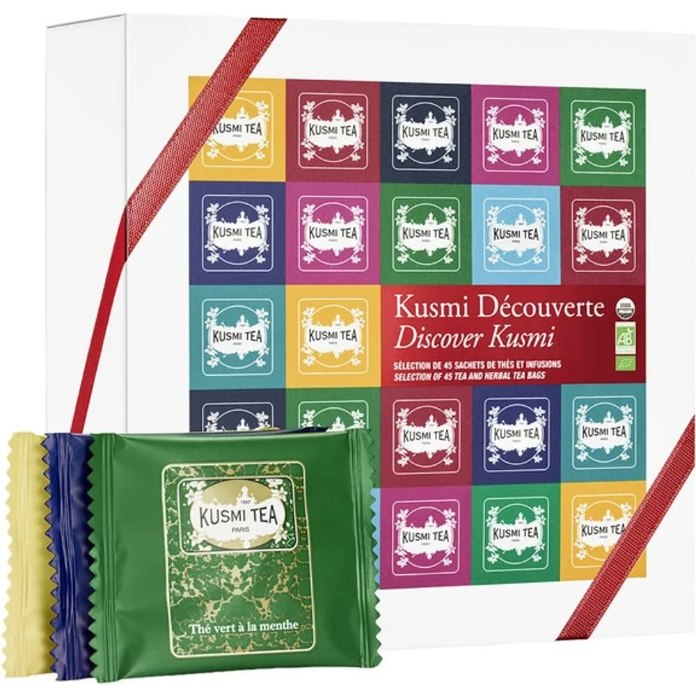 Surtido de tés e infusiones Descubrimiento 45 bolsitas - Kusmi Tea - FashionsVida