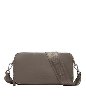 Bolso de cuero - Bolso bandolera CLARICE Medium marrón