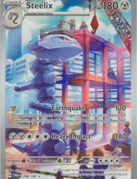 Pokemon SV Paradox Rift 208/182 Steelix (Illustration Rare) - Pokémon - FashionsVida
