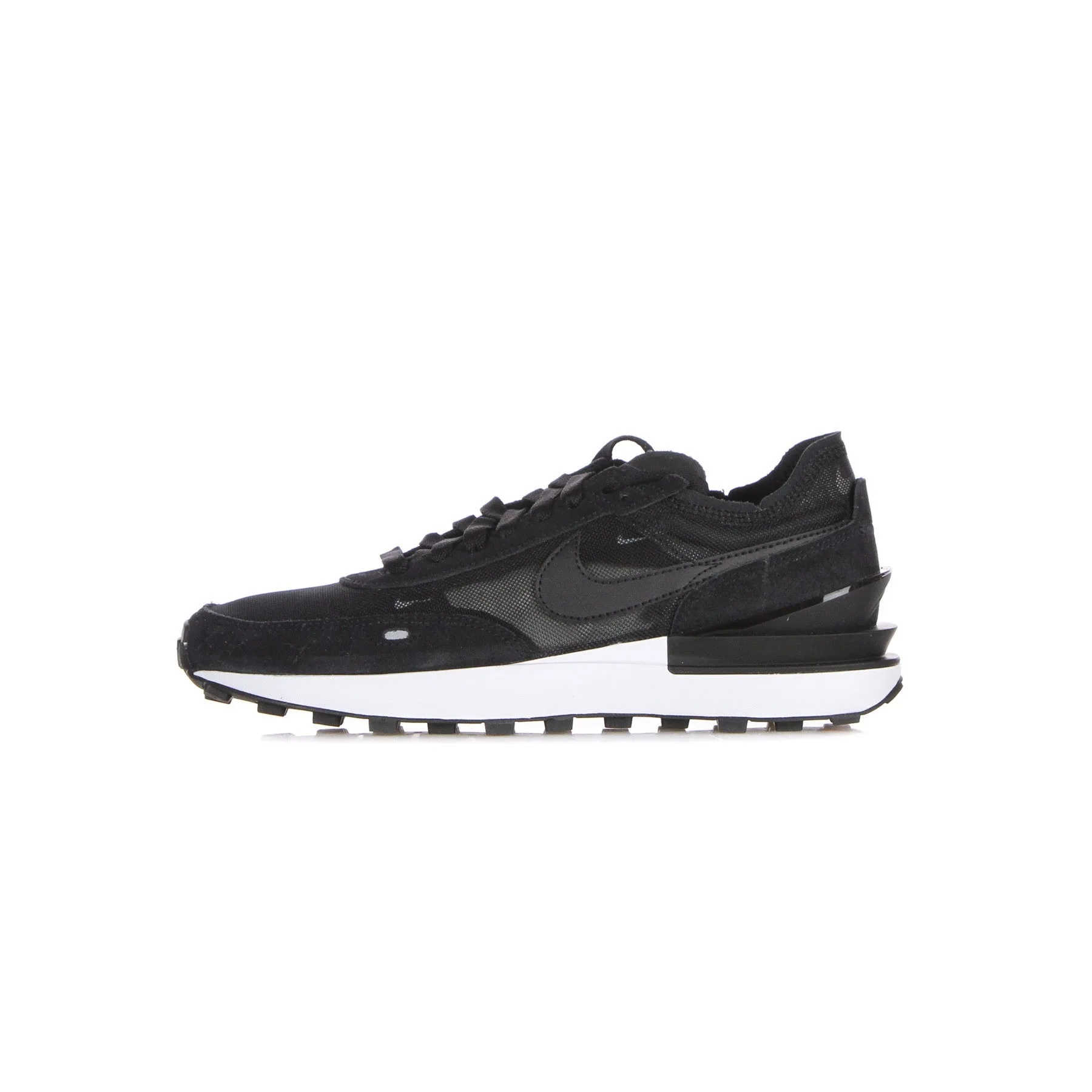 Scarpa Bassa Uomo Waffle One Black/black/white/orange - Nike - FashionsVida