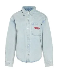 Camisa vaquera Mujer Azul marino S Mujer