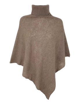 Mirror in the Sky Polo Neck Poncho