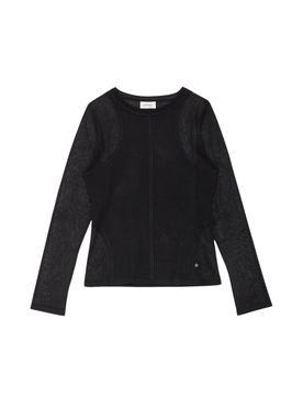 T-shirt manica lunga Donna over
