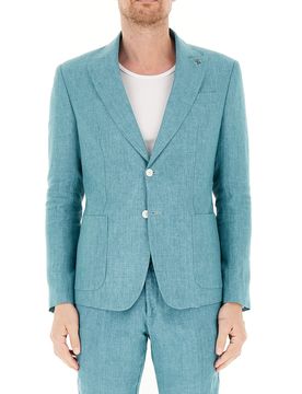 Giacca monopetto TURCHESE 46