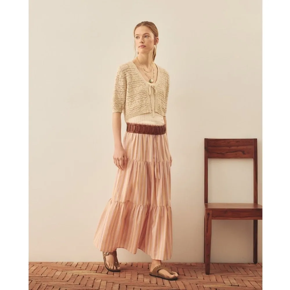 Falda larga de flores - Southern Cotton - FashionsVida