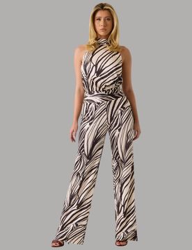 Tuta Halter Stampata Charline - Comfort ed Eleganza