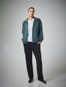 Pantalón ancho Modal cálido Sportcasual de mujer - Boomerang - FashionsVida