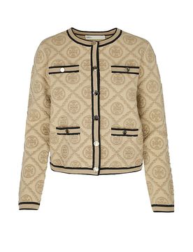 Tory Burch Cárdigan camel L