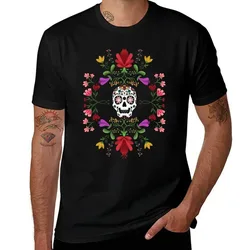 Sugar Skull T-Shirt Classic Basic Casual T-Shirt