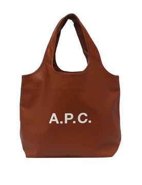 Borsa a spalla con logo frontale