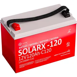 Batería Solar AGM SOLARX120Ah 12V