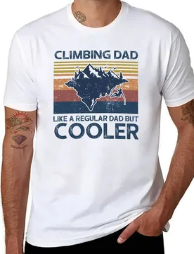 Climbing Dad Like A Regular Dad But Cooler T-Shirt printed t shirts for man t shirt man casual T-Shirt - Aliexpress - FashionsVida
