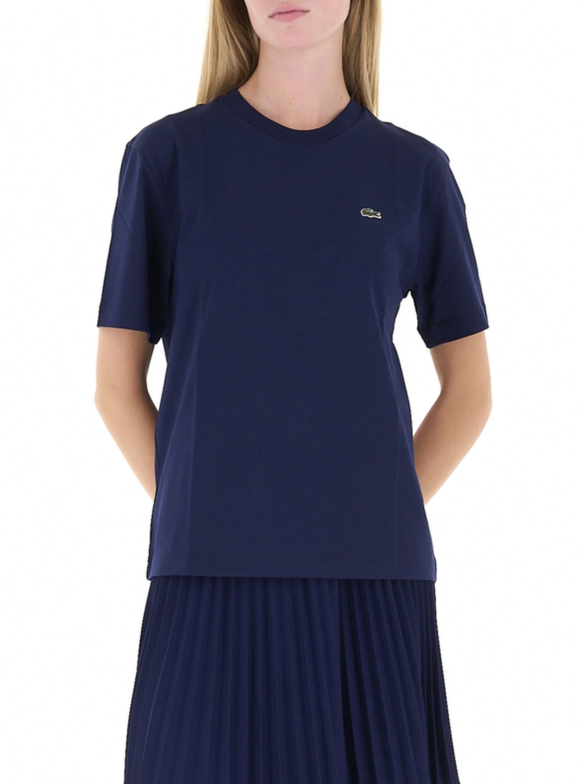 T-shirt in cotone BLU SCURO 36 - Lacoste - FashionsVida
