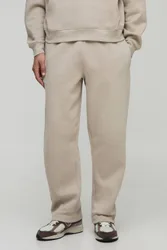 Herren Basic Straight Leg Jogginghose Stone Größe Medium