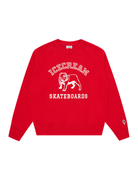 Bulldog Crewneck - Red