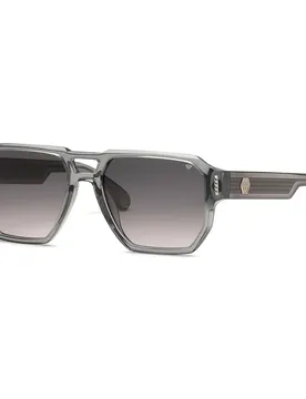 Lunettes De Soleil Plein Stud Shiny Transp.Grey Smoke Gradient/CAT3