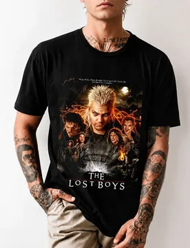 Vintage Horror Vampire Movie The lost boys Scary Halloween Gift T shirt 0521 Santa Carla boys Graphic Clothes US size tops S-6XL - Aliexpress - FashionsVida