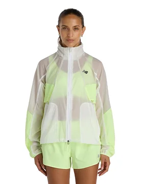 Chaqueta de running RC para mujer amarillo L - New Balance - FashionsVida
