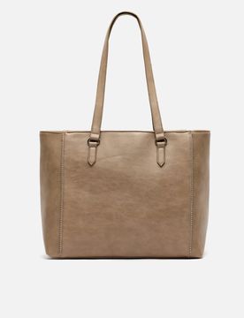 Sibila large shopper bag with metallic details ED