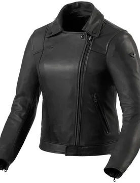 Giubbotto Moto Donna in Pelle Custom LIV LADIES Nero taglia 44 - Rev'it - FashionsVida