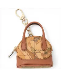 Charm Mini-Hand Bag Donna Naturale con Mappa Geo Classic